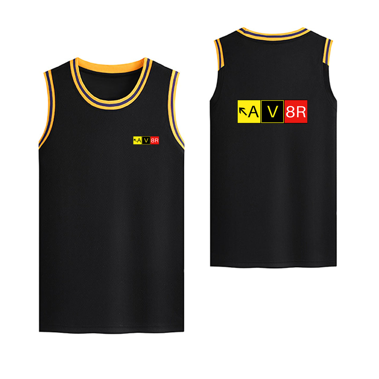 AV8R Designed Basketball Style Sports Tank Tops