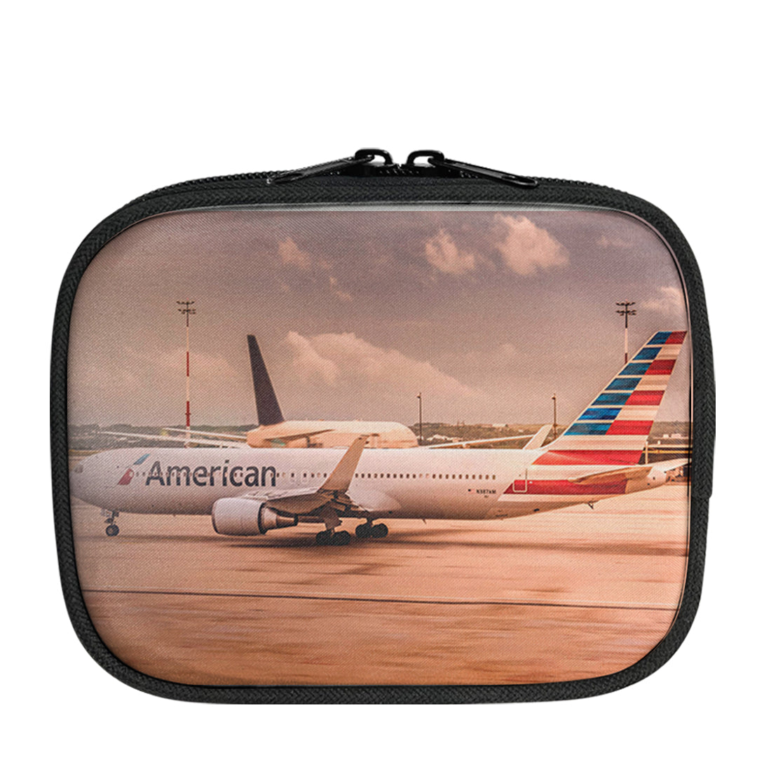 American Airlines Boeing 767 Designed Travel & Medical Storage Bags