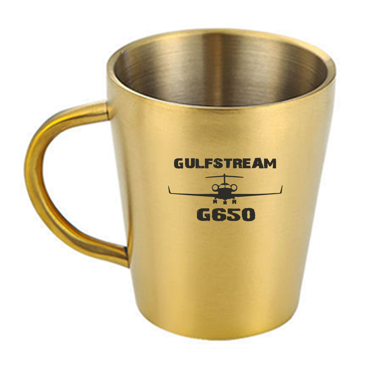 Gulfstream G650 & Plane Designed Stainless Steel Coffee Mugs