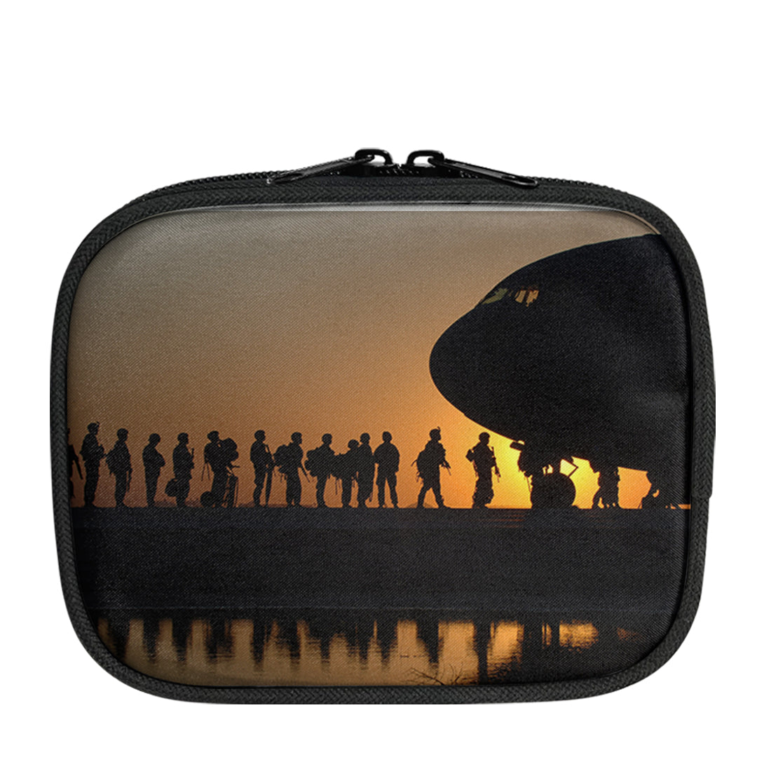 Band of Brothers Theme Soldiers Designed Travel & Medical Storage Bags