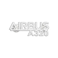 Thumbnail for Airbus A320 & Text  Designed Hollow Pins