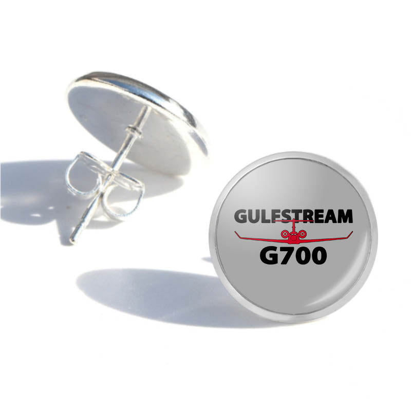 Amazing Gulfstream G700 Designed Stud Earrings