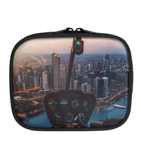 Thumbnail for Amazing City View from Helicopter Cockpit Designed Travel & Medical Storage Bags