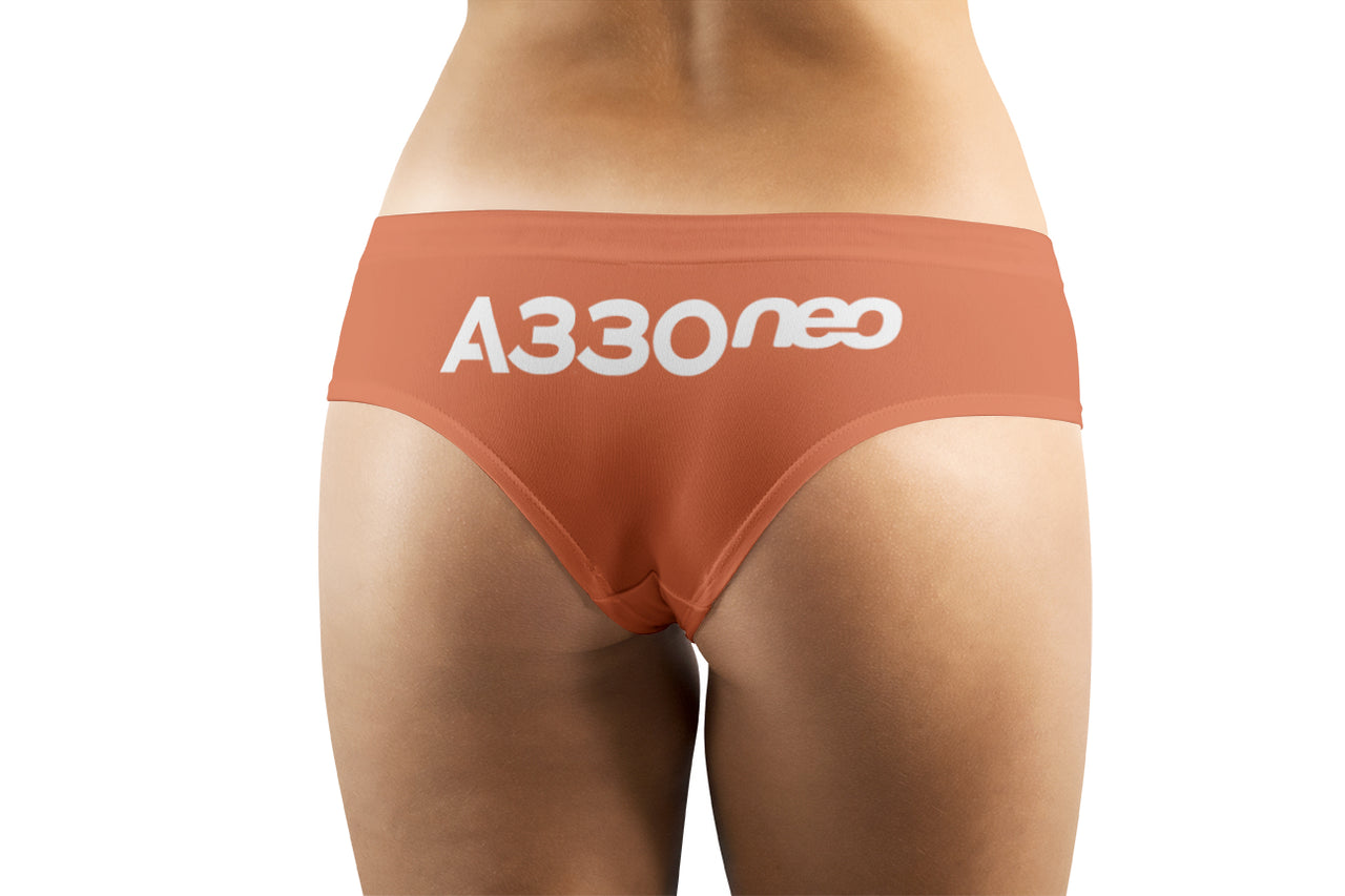 A330neo & Text  Designed Women Panties & Shorts