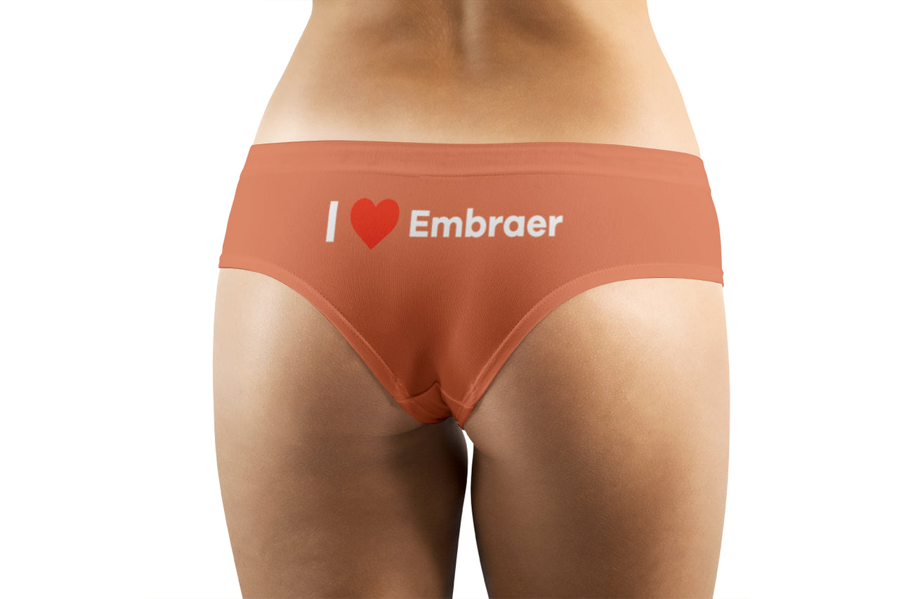 I Love Embraer Designed Women Panties & Shorts