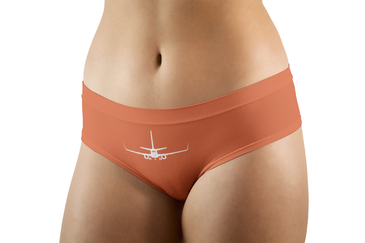 Boeing 737-800NG Silhouette Designed Women Panties & Shorts