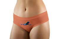 Thumbnail for Multicolor Airplane Designed Women Panties & Shorts