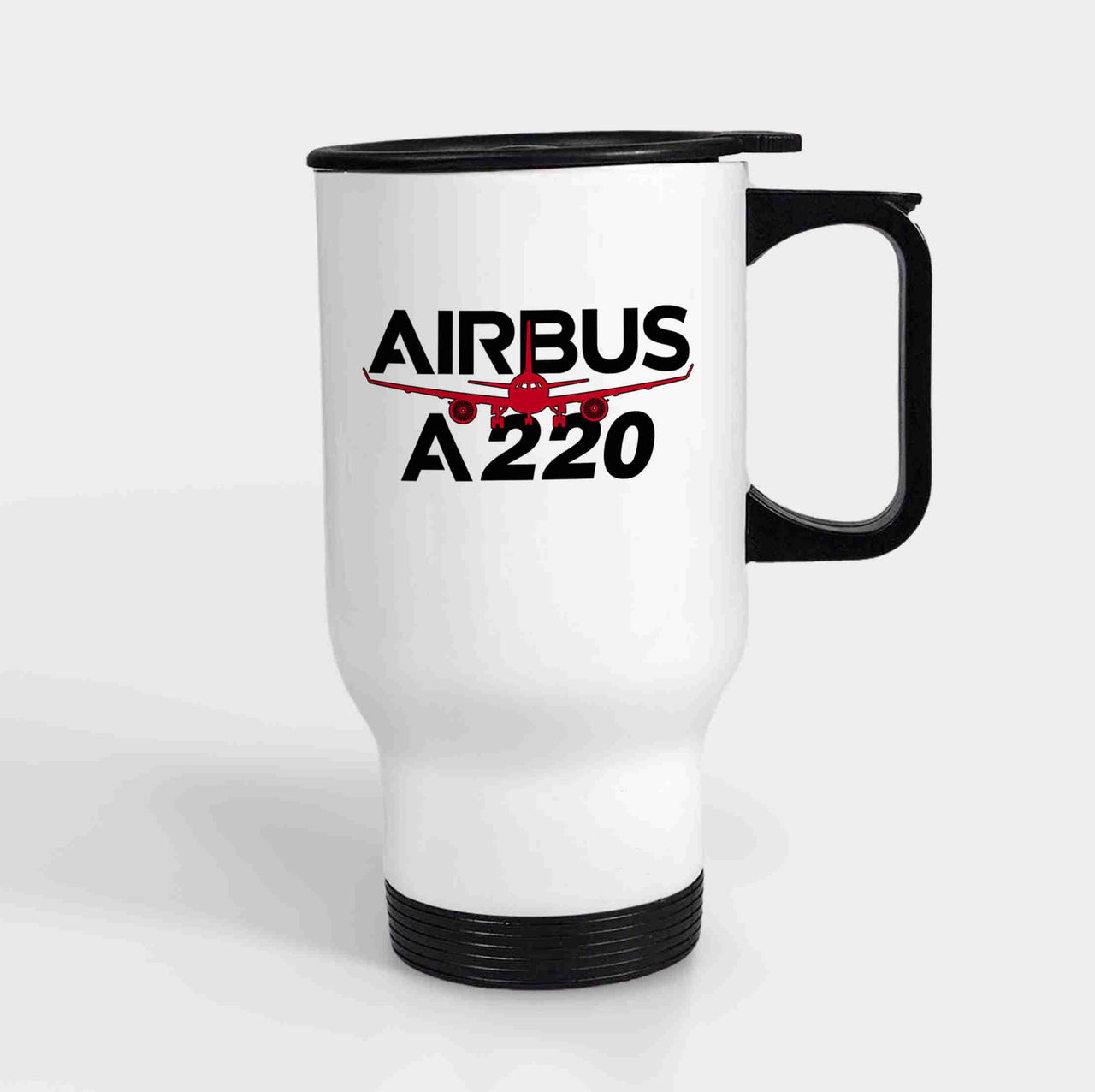 Amazing Airbus A220 Designed Travel Mugs (With Holder)