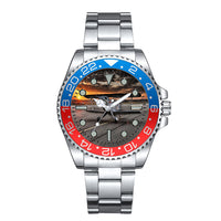 Thumbnail for Beautiful Show Airplane Dreamliner Designed Luxury Aviators Best Choice Watches