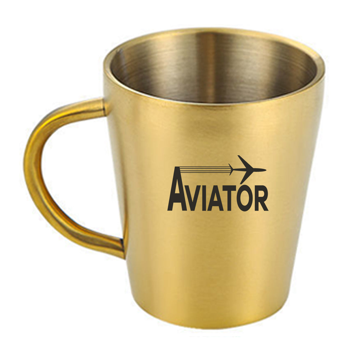 Aviator Designed Stainless Steel Coffee Mugs