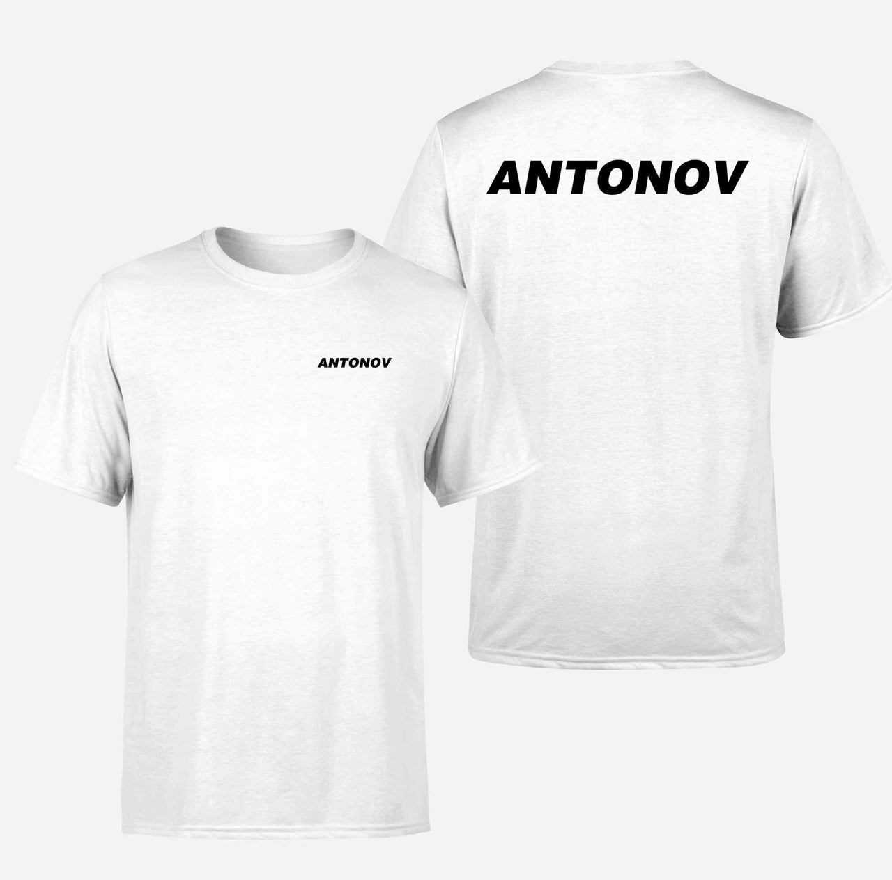 Antonov & Text Double-Side T-Shirts