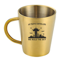 Thumbnail for Air Traffic Controllers - We Rule The Sky Designed Stainless Steel Coffee Mugs