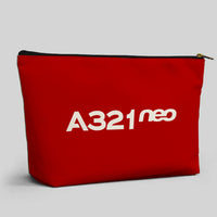 Thumbnail for A321neo & Text Designed Zipper Pouch