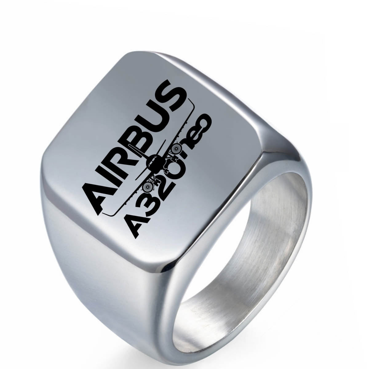 Amazing Airbus A320neo Designed Designed Men Rings