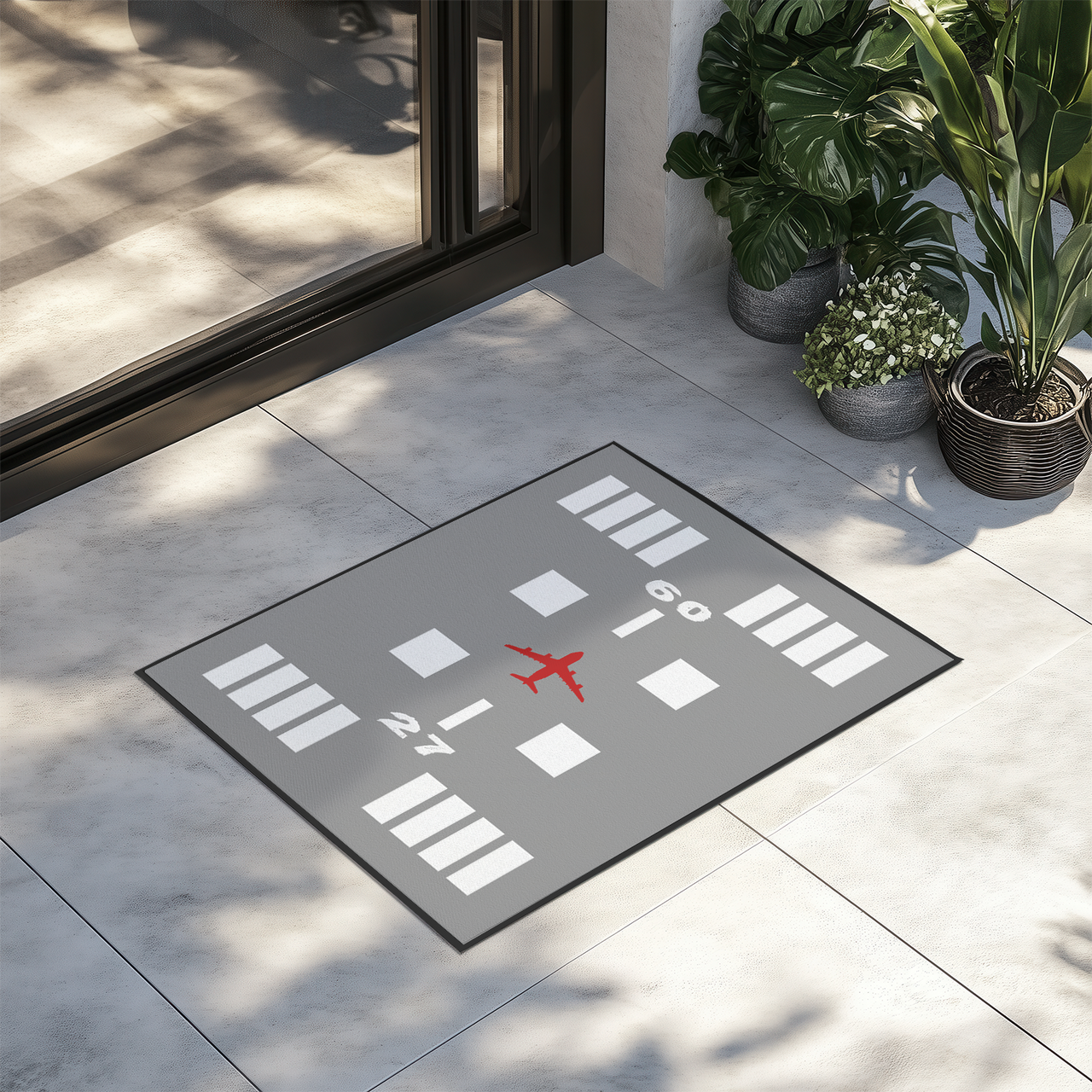 Special Runway (Gray) Designed Door Mats