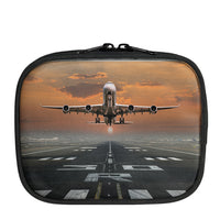 Thumbnail for Aircraft Departing from RW30 Designed Travel & Medical Storage Bags