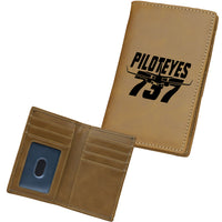 Thumbnail for Amazing Piloteyes737 Designed Leather Card Holder Wallets