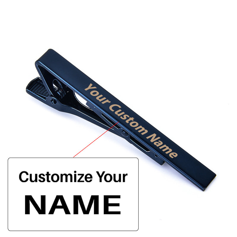 Custom Name Tie Clips