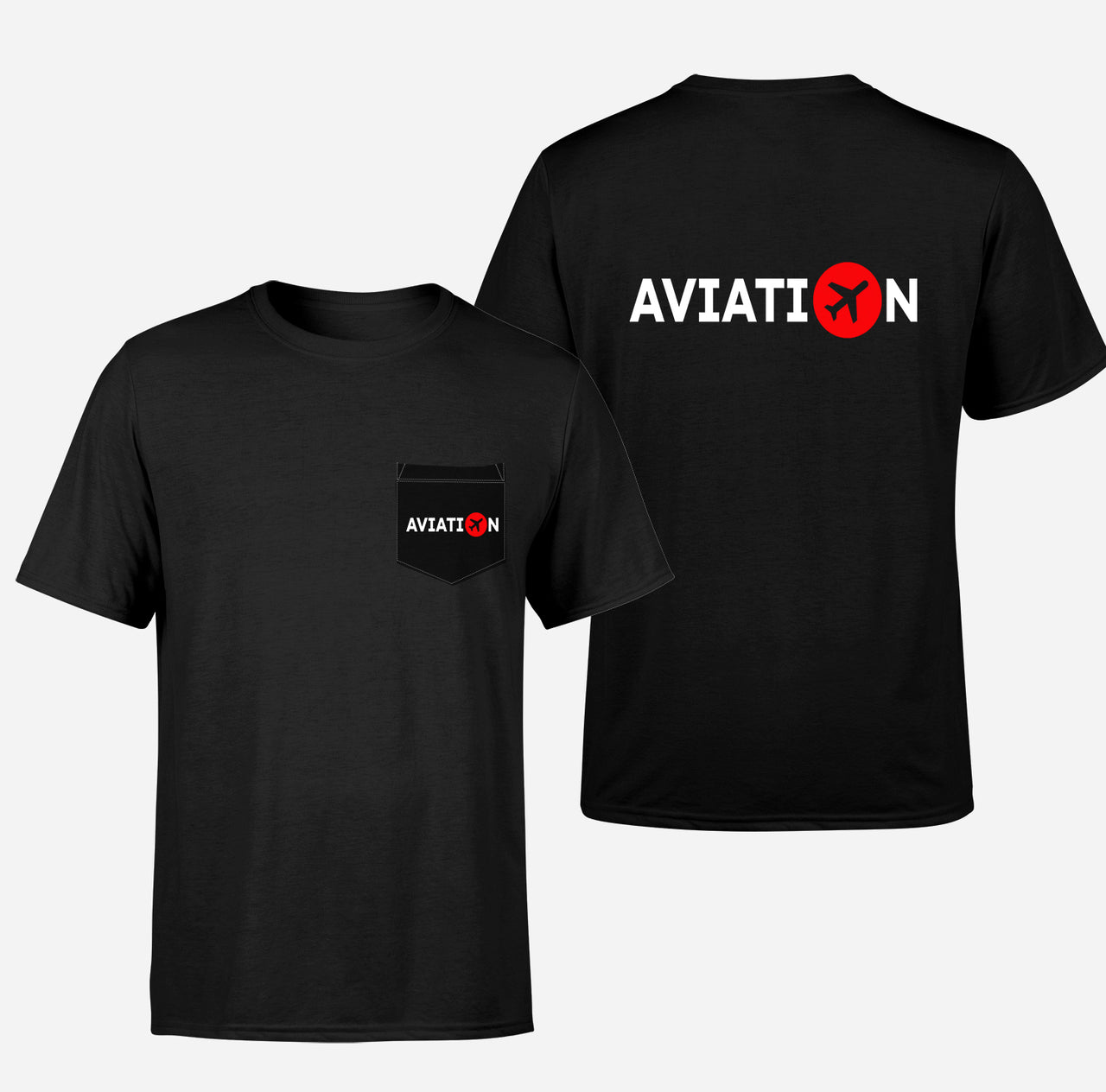 Aviation Designed Pocket T-Shirts