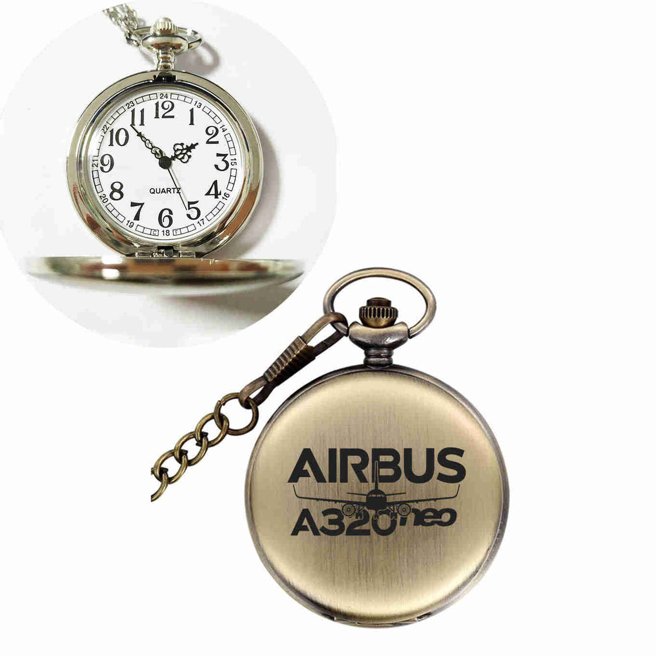 Amazing Airbus A320neo Designed Pocket Watches