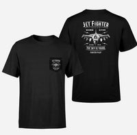 Thumbnail for Jet Fighter - The Sky is Yours Designed Pocket T-Shirts