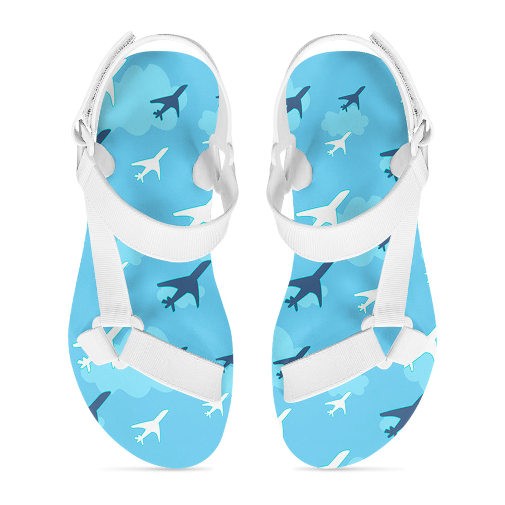 Cool & Super Airplanes Designed Open Toe Sandals (Slippers)