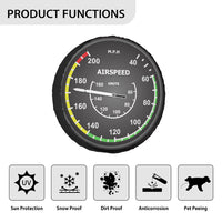 Thumbnail for Airplane Instruments-Airspeed Designed Tire Cover Cases