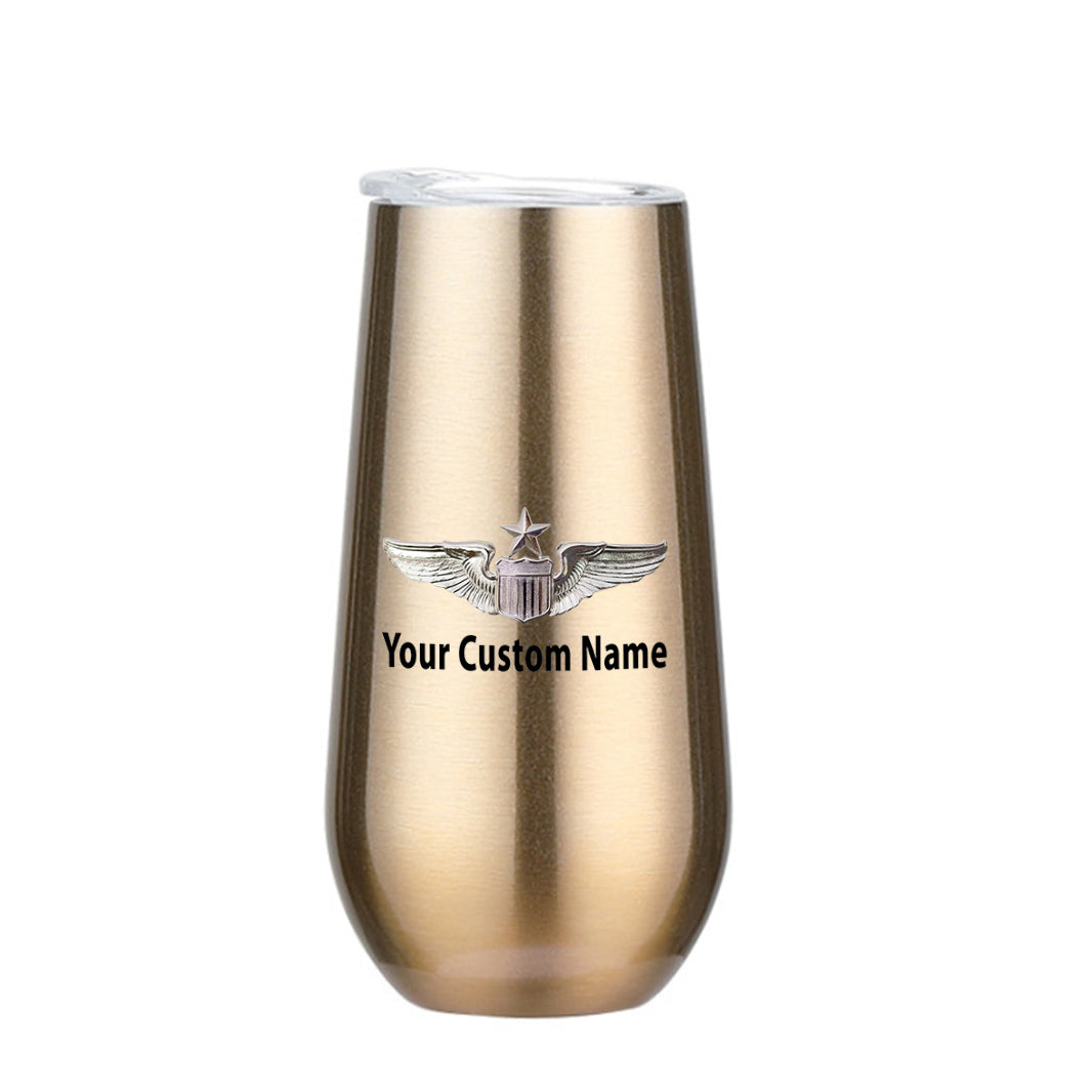 Custom Name (US Air Force & Star) Designed 6oz Egg Cups