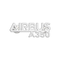 Thumbnail for Airbus A350 & Text Designed Hollow Pins