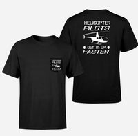 Thumbnail for Helicopter Pilots Get It Up Faster Designed Pocket T-Shirts