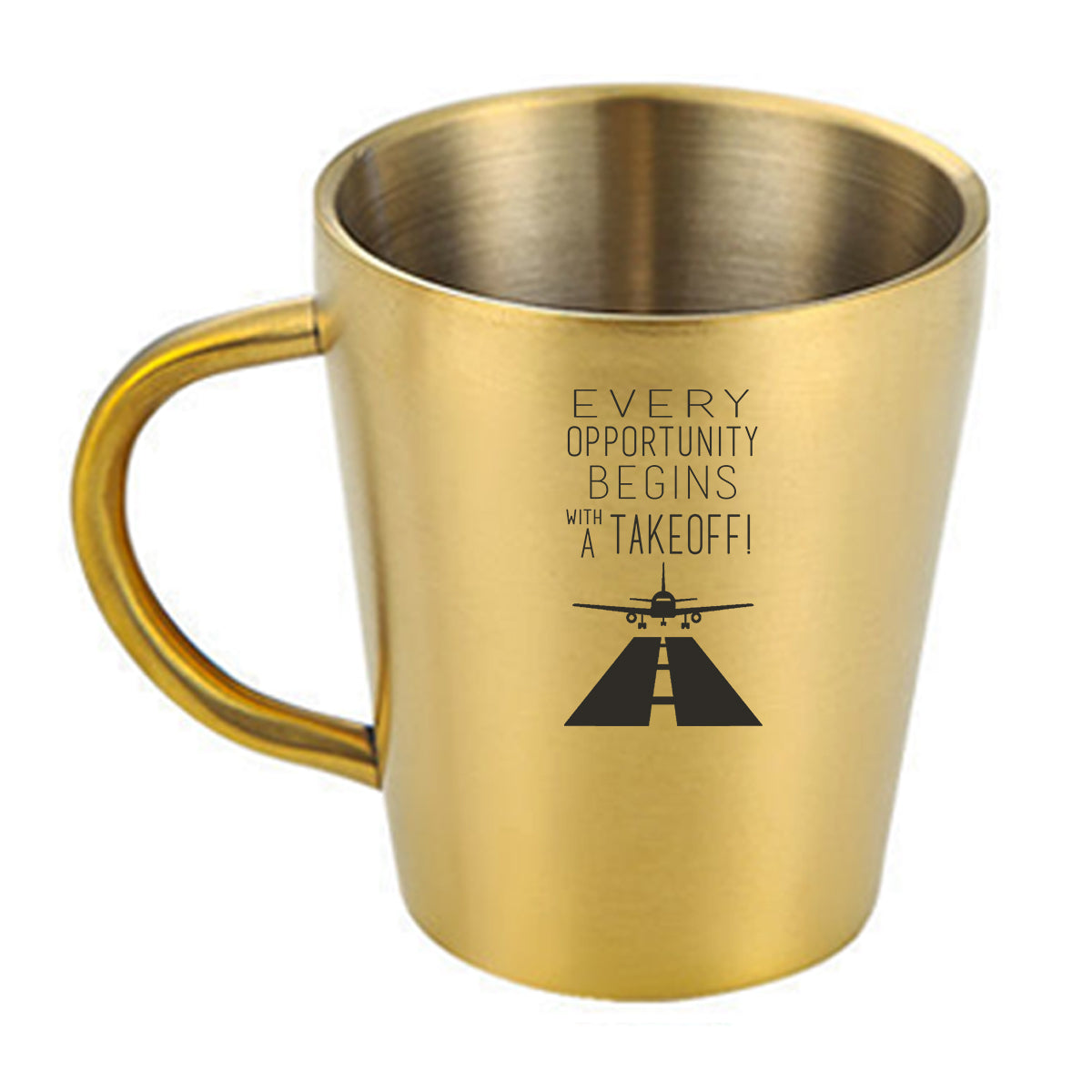 Every Opportunity Designed Stainless Steel Coffee Mugs