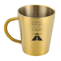 Thumbnail for Every Opportunity Designed Stainless Steel Coffee Mugs