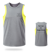 Thumbnail for Double-Side ONLY Logos Designed Sleveless Quick Dry Sports Tank Tops