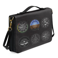 Thumbnail for Airplane Instruments Designed PU Accessories Bags Strap Style