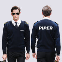 Thumbnail for Piper & Text Designed Wool Pilot Sweaters