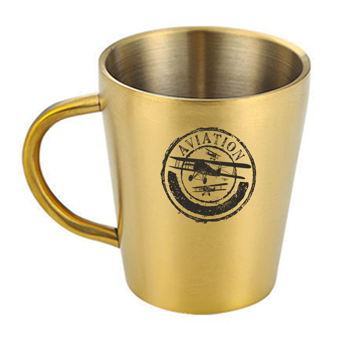 Aviation Lovers Designed Stainless Steel Coffee Mugs