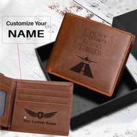 Thumbnail for Every Opportunity Designed Laser Leather Wallets