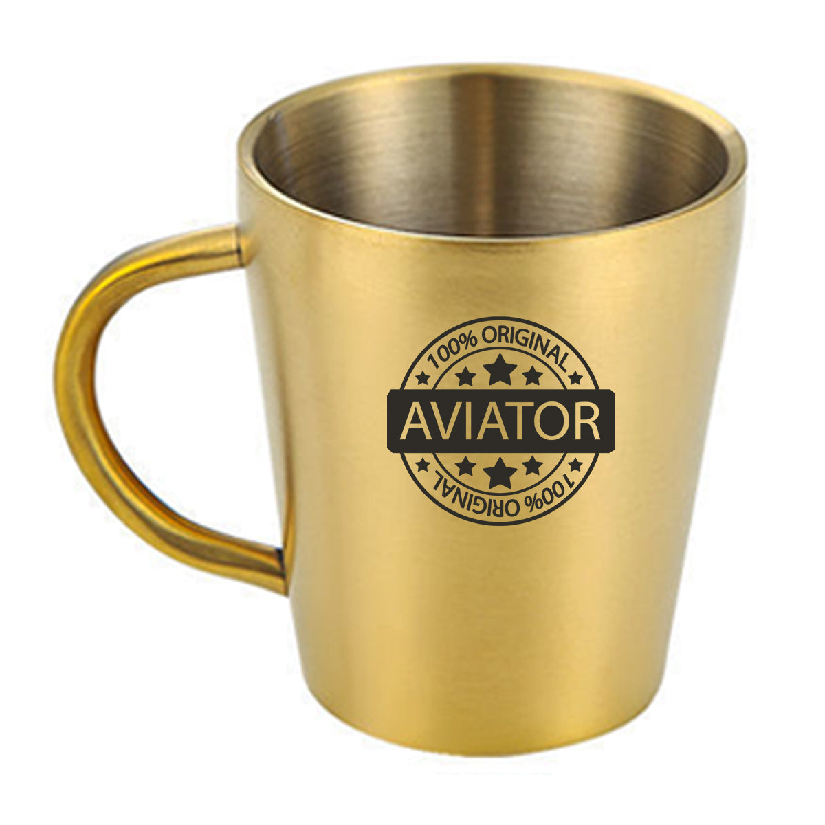 %100 Original Aviator Designed Stainless Steel Coffee Mugs