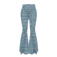 Thumbnail for Jet Planes & Airport Signs 2 Designed Women Yoga Flared Pants