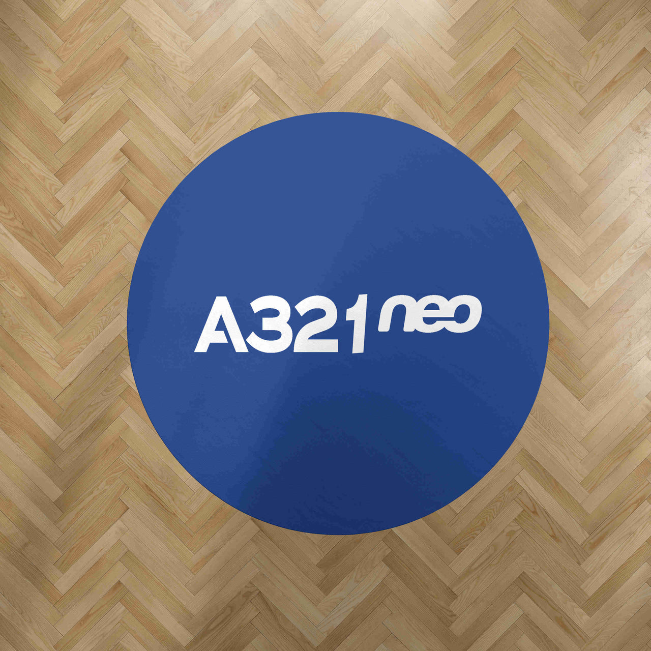 A321neo & Text Designed Carpet & Floor Mats (Round)