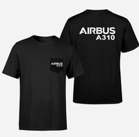 Thumbnail for Airbus A310 & Text Designed Pocket T-Shirts