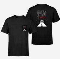 Thumbnail for Every Opportunity Designed Pocket T-Shirts