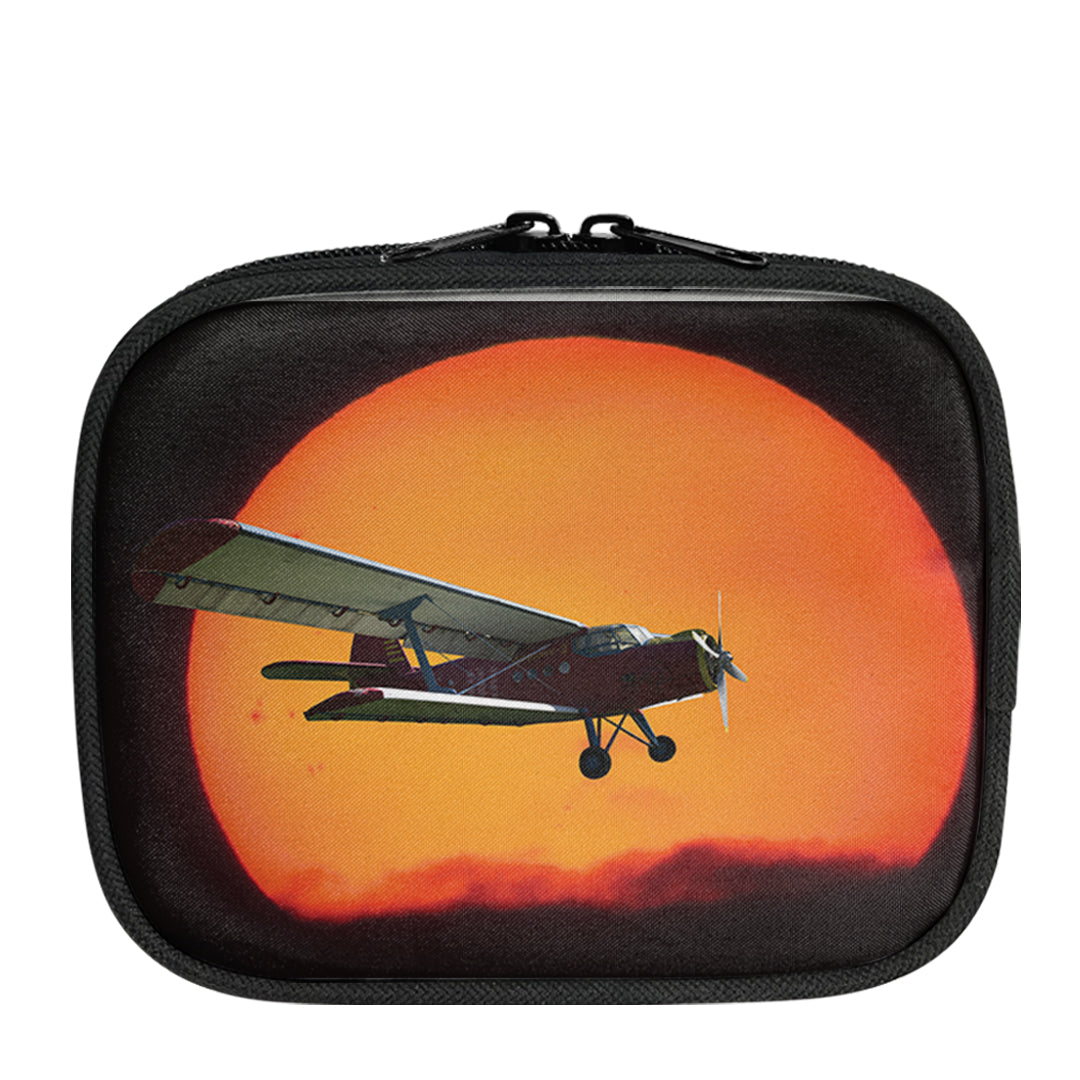 Amazing Antonov-2 With Sunset Designed Travel & Medical Storage Bags