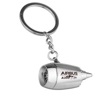 Thumbnail for Amazing Airbus A350 XWB Designed Airplane Jet Engine Shaped Key Chain