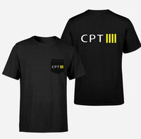 Thumbnail for CPT & 4 Lines Designed Pocket T-Shirts