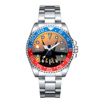 Thumbnail for Military Jet During Sunset Designed Luxury Aviators Best Choice Watches