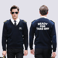 Thumbnail for Ready For Takeoff Designed Wool Pilot Sweaters