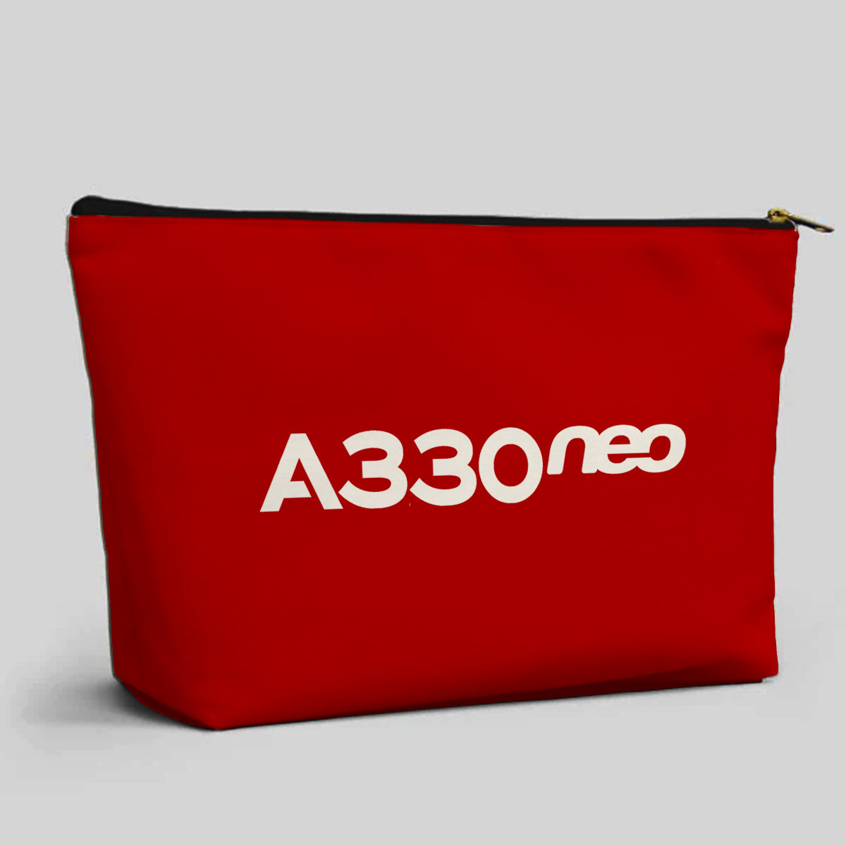 A330neo & Text Designed Zipper Pouch