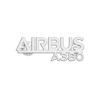 Thumbnail for Airbus A380 & Text Designed Hollow Pins