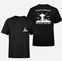 Thumbnail for Air Traffic Controllers - We Rule The Sky Designed Pocket T-Shirts